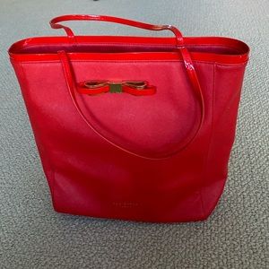 Ted Baker tote with floral lining.  NWOT.